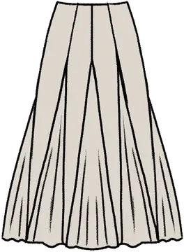 Godet Skirt