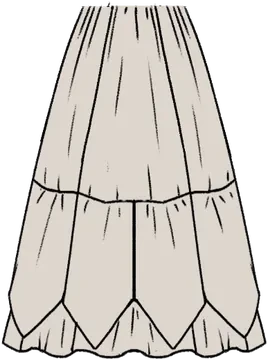Poinsetta Skirt