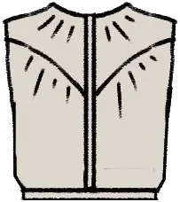 Upturned Yoked Bodice